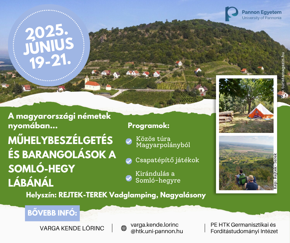 Műhelybeszélgetés és barangolások a Somló-hegy lábánál